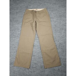 Filson Carpenter Pants Women's 8 (28x30) Beige Brown Straight Leg Cotton NWOT